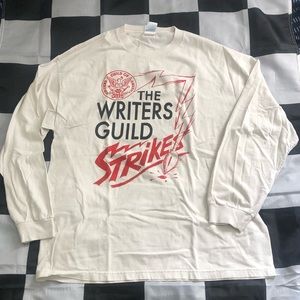 Vintage Writers Guild Strike L/S T Shirt